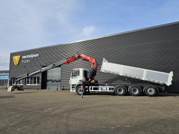 CF 530 8x4-4 / FASSI 27.5 t/m CRANE + TIPPER